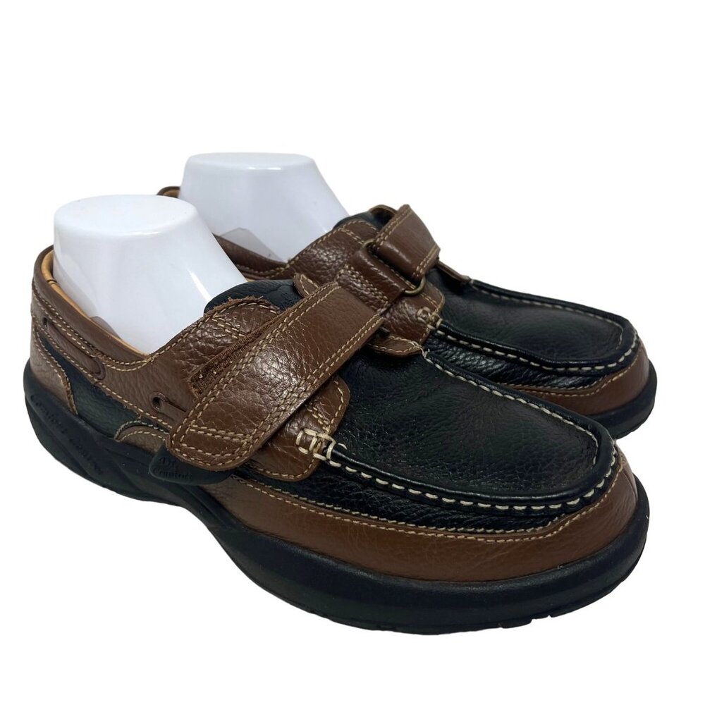 Dr.Comfort Mens Mike Wave Loafer Hook Loop Strap Diabetic Easy On Size‎ 9.5 W